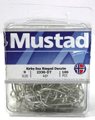 ANZUELO MUSTAD 2330 # 9 CJ/100 PZAS