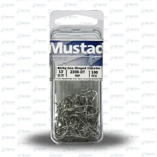 ANZUELO MUSTAD 2330 # 13 CJ/100 PZAS