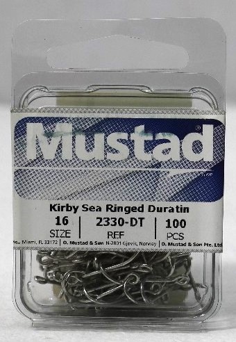ANZUELO MUSTAD 2330 # 16 CJ/100 PZAS