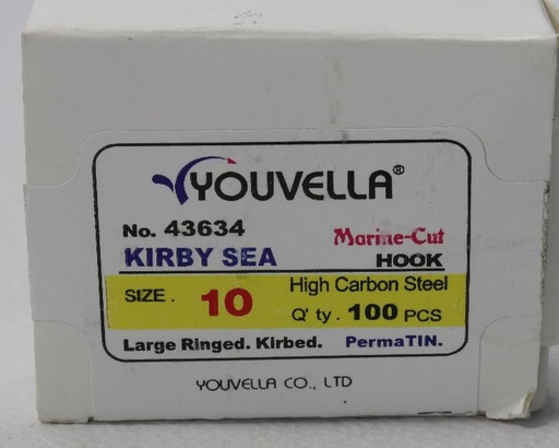ANZUELO YOUVELLA 43634 # 10 CJ/100 PZAS