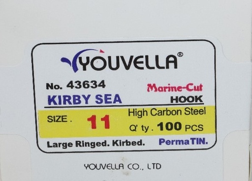 ANZUELO YOUVELLA 43634 # 11 CJ/100 PZAS