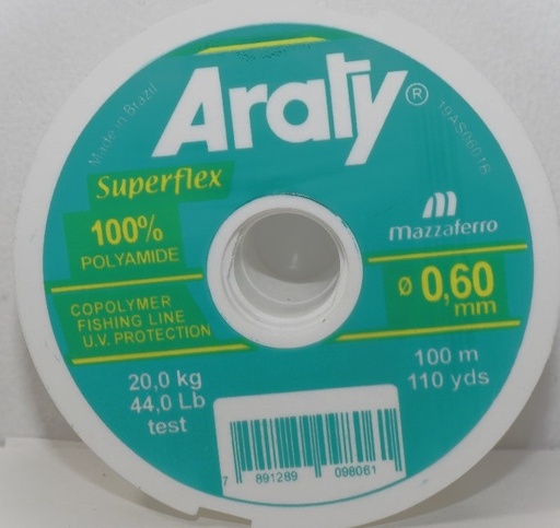 HILO ARATY HARD VERDE MONOF. 0.60 X 500 MTS.