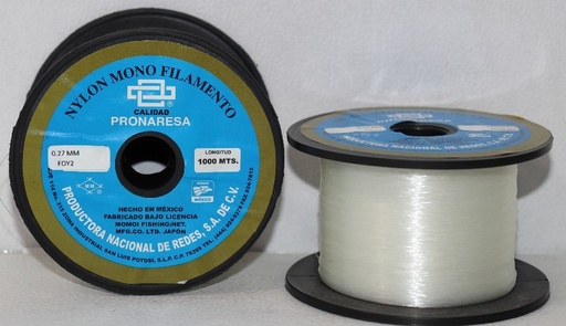 HILO PRONARESA BLANCO MONOF. 0.27 X 1000 MTS.