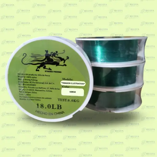 HILO SF VERDE MONOF. 0.20 X 1000 MTS.