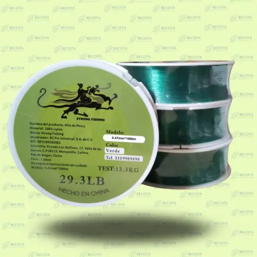 HILO SF VERDE MONOF. 0.47 X 1000 MTS.